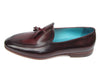 Paul Parkman Men's Tassel Loafer Black & Purple Shoes (ID#049-BLK-PURP)