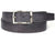 PAUL PARKMAN Men's Leather Belt Hand-Painted Gray (ID#B01-GRAY)