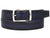 PAUL PARKMAN Men's Leather Belt Dual Tone Navy & Blue (ID#B01-NVY-BLU)