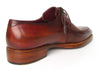 Paul Parkman Goodyear Welted Square Toe Apron Derby Shoes Brown (ID#322A7)