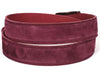 PAUL PARKMAN Men's Purple Suede Belt (ID#B06-PURP)