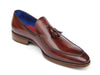 Paul Parkman Men's Tassel Loafer Brown Leather Upper and Leather Sole (ID#073-BRD)