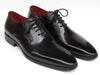 Paul Parkman Men's Black Oxfords Leather Upper and Leather Sole (ID#019-BLK)