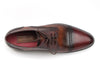Paul Parkman Men's Bordeaux / Tobacco Derby Shoes Leather Upper and Leather Sole (ID#046-BRD-BRW)