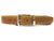 PAUL PARKMAN Men's Perforated Leather Belt Beige (ID#B08-BEJ)