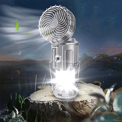 MultiLight - 6 in 1 Portable Outdoor LED Camping Lantern With Fan (G007)