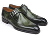 Paul Parkman Wingtip Single Monkstraps Green (ID#98F54-GRN)