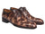 Paul Parkman Camouflage Hand-Painted Wholecut Oxfords Brown (ID#CM37BRW)