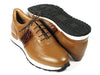 Paul Parkman Men's Cognac Floater Leather Sneakers (ID#LP206CGN)