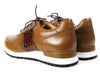 Paul Parkman Men's Cognac Floater Leather Sneakers (ID#LP206CGN)