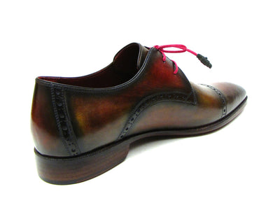 Paul Parkman Men's Multicolored Cap Toe Derby Shoes (ID#1247-MLT)
