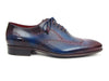 Paul Parkman Men's Wingtip Oxfords Blue & Purple (ID#741-PRP)