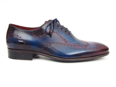 Paul Parkman Men's Wingtip Oxfords Blue & Purple (ID#741-PRP)