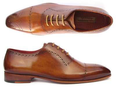 Paul Parkman Light Brown Classic Brogues (ID#ZLS32CML)