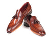 Paul Parkman Hand-Sewn Tassel Loafers Brown (ID#082-BRW)