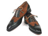 Paul Parkman Goodyear Welted Wingtip Oxfords Brown & Green (ID#9941-BWG)