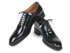 Paul Parkman Goodyear Welted Wingtip Oxfords Black Polished Leather (ID#181BLK55)