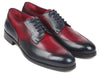 Paul Parkman Men's Bordeaux & Navy Derby Shoes (ID#993-BDNV)