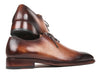 Paul Parkman Men's Wholecut Oxfords Brown Leather (ID#3222-BRW)