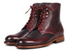 Paul Parkman Men's Leather Boots Bordeaux & Navy (824BRD65)