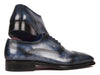 Paul Parkman Men's Goodyear Welted Oxford Shoes Navy (ID#094-NVY)
