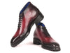 Paul Parkman Men's Ankle Boots Bordeaux Burnished (ID#791BRD13)