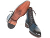 Paul Parkman Men's Blue & Brown Leather Boots (ID#BT548AW)