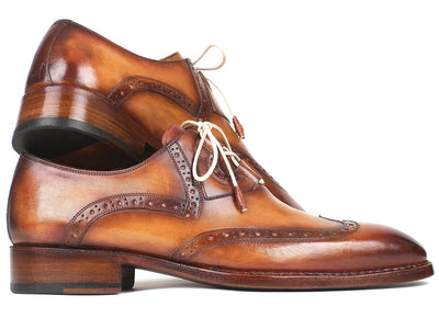 Paul Parkman Goodyear Welted Ghillie Lacing Wingtip Brogues (ID#2955-CML)