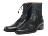 Paul Parkman Men's Goodyear Welted Boots Black Leather (ID#CW477-BLK)