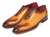 Paul Parkman Goodyear Welted Punched Oxfords Camel (ID#7614-CML)