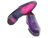 Paul Parkman Goodyear Welted Wholecut Oxfords Purple Hand-Painted (ID#044PRP)