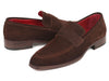 Paul Parkman Men's Penny Loafers Brown Suede (ID#10SD83)